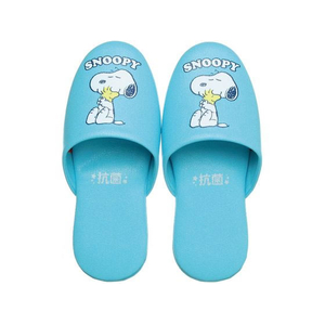 ニッポンスリッパ 子ども用スリッパ スヌーピー ブルー FCF462F-8-9741-14-イメージ1