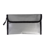 ハック 防炎ポーチ シルバー HAC5333ﾎﾞｳｴﾝﾎﾟ-ﾁ