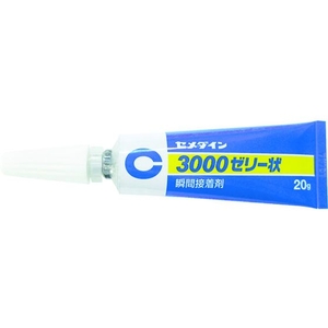 セメダイン 瞬間接着剤 3000ゼリー状速硬化 P20g CA-281 ゼリー状､チューブタイプ半透明2060秒以下- FC703EG-4920864-イメージ4