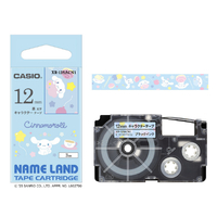 カシオ サンリオキャラクターテープ シナモロール XR-12SACN1