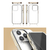 motomo iPhone 14 Pro用ケース INO Achrome Shield Strap Case クロームゴールド MT24289I14PGD-イメージ14