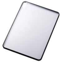 エレコム 11インチiPad Air(M3/M2)用クリアケース 軽量 カラーエッジ 背面クリア ブラック TB-A25MTSLOBK