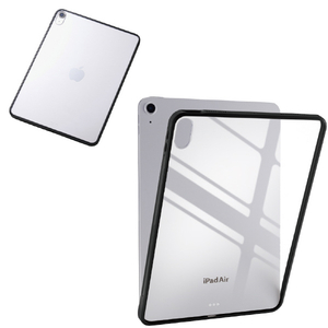 エレコム 11インチiPad Air(M3/M2)用クリアケース 軽量 カラーエッジ 背面クリア ブラック TB-A25MTSLOBK-イメージ2