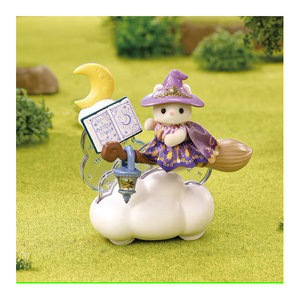 エポック社 シルバニアファミリー LT-04 Little Tales Collection 月夜の空飛ぶほうき ﾂｷﾖﾉｿﾗﾄﾌﾞﾎｳｷLT04-イメージ6