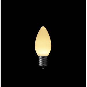 ヤザワ LEDローソク球電球色E12 ホワイト LDC1LG20E12W-イメージ2