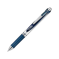ぺんてる エナージェル ノック式 シルバー軸 0.7mm ブルーブラック FC545PA-BL77-CA