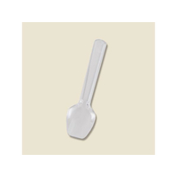 シモジマ ヘイコー プラスプーン 8cm 透明 単袋 100本 FCU7773-4513011