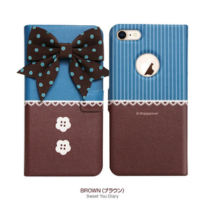 Happymori iPhone 8/7用ケース Sweet you diary グリーン HM10289I7S-イメージ10