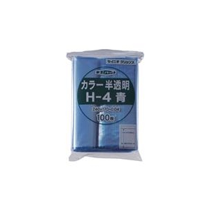 生産日本社 セイニチ　「ユニパック」　I-4　青　280×200×0．04　100枚入 I-4-CB-イメージ1