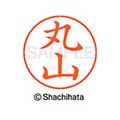 シヤチハタ ネームペン用ネーム シルバー 既製 丸山 FC47615-X-GPS-1844