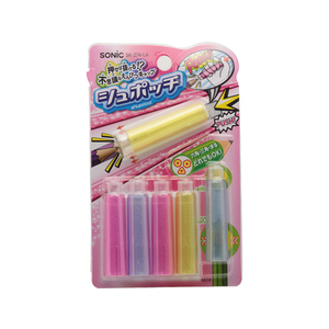 ソニック 鉛筆キャップ シュポッチ ラメ 6本パック F892445-SK-274-LA-イメージ1