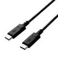 エレコム USB2．0ケーブル(認証品、C-C) 1．5m ブラック U2C-CC15NBK2