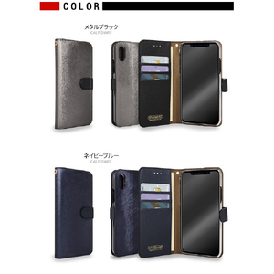 HANSMARE iPhone XS Max用CALF Diary フォレストグリーン HAN14289I65-イメージ7