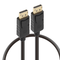 JTT DisplayPortケーブル 4K対応 2m ブラック JTDISP4K-2M-BK