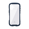 Hamee iPhone17用 強化ガラスクリアケース IFACE REFLECTION ネイビー 41-182899