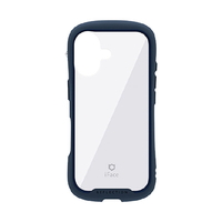 Hamee iPhone17用 強化ガラスクリアケース IFACE REFLECTION ネイビー 41-182899