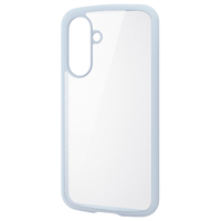 エレコム Galaxy A36 5G用 TOUGH SLIM LITE ハイブリッドケース フレームカラー ライトブルー PM-G254TSLFCBU