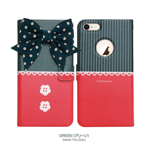 Happymori iPhone 8/7用ケース Sweet you diary ブラウン HM10290I7S-イメージ11