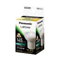 パナソニック LED電球 E11口金 全光束145lm(3．4Wハロゲン電球タイプ) 白色相当 LDR3WME11