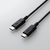 エレコム USB2．0ケーブル(認証品、C-C) 2．0m ブラック U2C-CC20NBK2-イメージ2