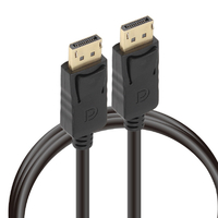 JTT DisplayPortケーブル 4K対応 3m ブラック JTDISP4K-3M-BK