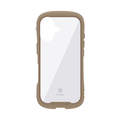 Hamee iPhone17用 強化ガラスクリアケース IFACE REFLECTION ベージュ 41-182905