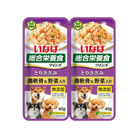 いなば ツインズ とりささみ 鶏軟骨&野菜入り 40g×2袋 FCF612N