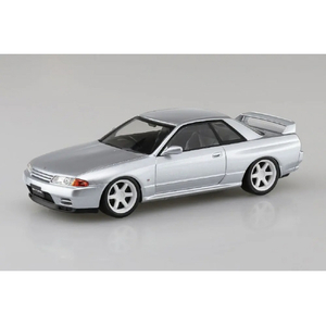 アオシマ Aﾗｸﾌﾟﾗ14CUSSR32GTRSｼﾙﾊﾞ- 1/32 ニッサン R32スカイラインGT