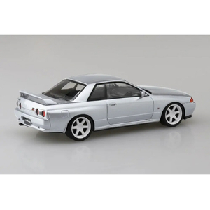 アオシマ 1/32 ニッサン R32スカイラインGT-R カスタムホイール(スパークシルバー) Aﾗｸﾌﾟﾗ14CUSSR32GTRSｼﾙﾊﾞ--イメージ2