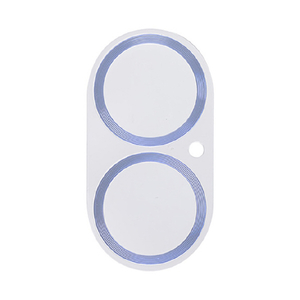 Hamee iPhone 16/16 Plus用カメラレンズプロテクター iFace メタルペールブルー 41-982907-イメージ1