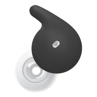 SONY LinkBuds OPEN用エアフィッティングサポーター ピュアブラック HAC-L910S B