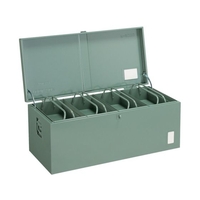 トラスコ中山 TRUSCO/中型車載用工具箱 中皿付 900×420×370 FC864DY-1260235
