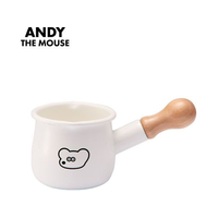 豊琺瑯 ねずみのANDY ホーロー プチミルクパン FC146PD-AMJ-2303