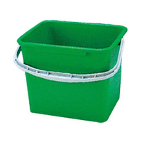 セイワ PP 角型 バケツ WP-150G 緑 FC284LD-1419640