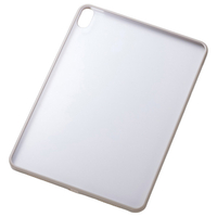 エレコム 11インチiPad Air(M3/M2)用クリアケース 軽量 カラーエッジ 背面クリア グレージュ TB-A25MTSLOGB