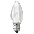 ヤザワ LEDローソク球電球色E12 クリア LDC1LG20E12C