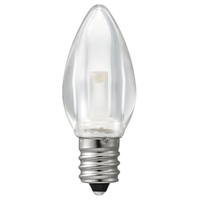 ヤザワ LEDローソク球電球色E12 クリア LDC1LG20E12C