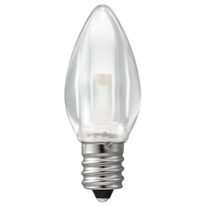 ヤザワ LEDローソク球電球色E12 クリア LDC1LG20E12C-イメージ1
