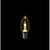 ヤザワ LEDローソク球電球色E12 クリア LDC1LG20E12C-イメージ2