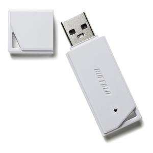 BUFFALO USB2．0用 どっちもUSBメモリー(32GB) ホワイト RUF2-KR32GA-WH-イメージ1