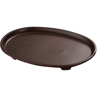 エンテック 新樹受台小判 9寸5分 烏泥 FC72846-335A