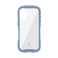 Hamee iPhone17用 強化ガラスクリアケース IFACE REFLECTION ペールブルー 41-182912