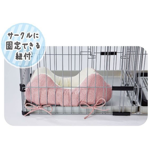 ペティオ どこからでも乗り降りしやすい パピーベッド ピンク FCC9322-イメージ5