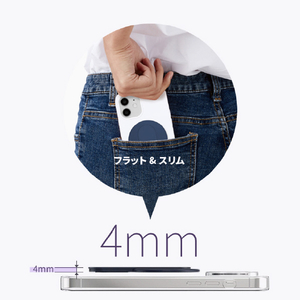 momo stick Mag Flatstick MagSafe対応グリップスタンド ダークグリーン MMS25291-イメージ10