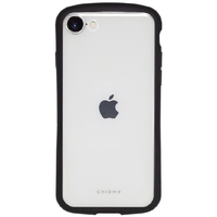 ＮＡＴＵＲＡＬ　ｄｅｓｉｇｎ iPhone 16e用背面型ケース CHROME-CLEAR ブラック IP24SP-CHC02