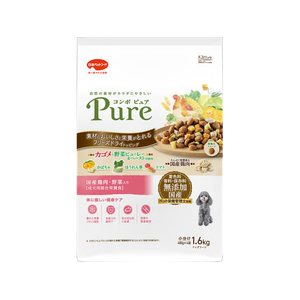 日本ペットフード コンボ ピュア ドッグ 成犬用 国産鶏肉・野菜入り 1.6kg FCJ518P-イメージ1