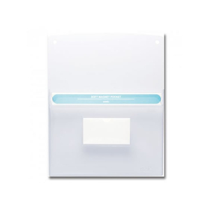 ソニック ソフトマグネットポケット A4 カードホルダー付 F123257-MP-5973-W-イメージ1