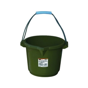 トラスコ中山 ハードプラバケツ 20L OD色 FC296HF-8338522-イメージ1