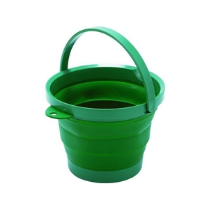 トラスコ中山 折りたたみバケツ グリーン 8L FC622JL-1148482-イメージ1