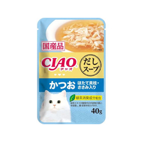 いなば CIAO だしスープパウチ かつおほたて貝柱・ささみ入り 40g FCF614N